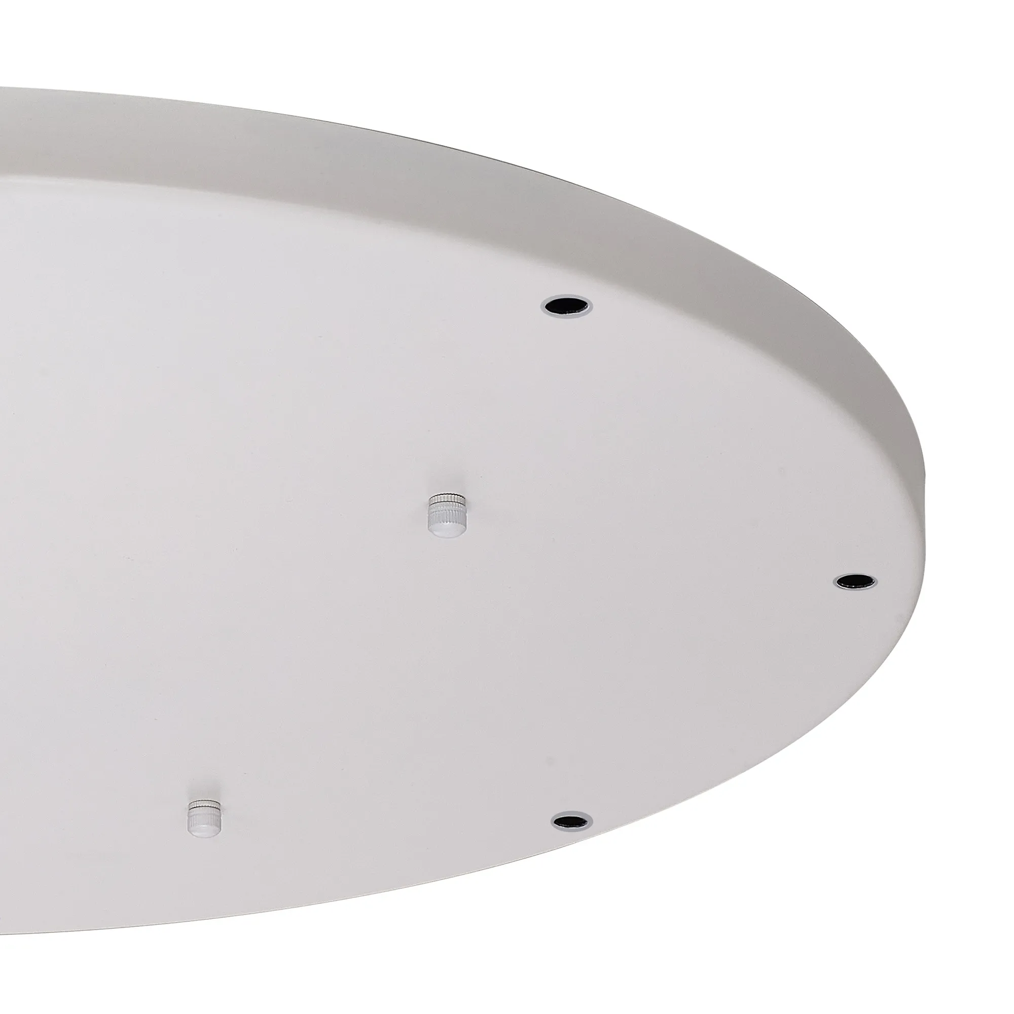 Hayes 9 Hole 60cm Round Ceiling Plate White D0831WH  Deco Hayes White